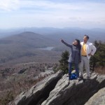 Master Ou and Anisha on Grandfather Mt.